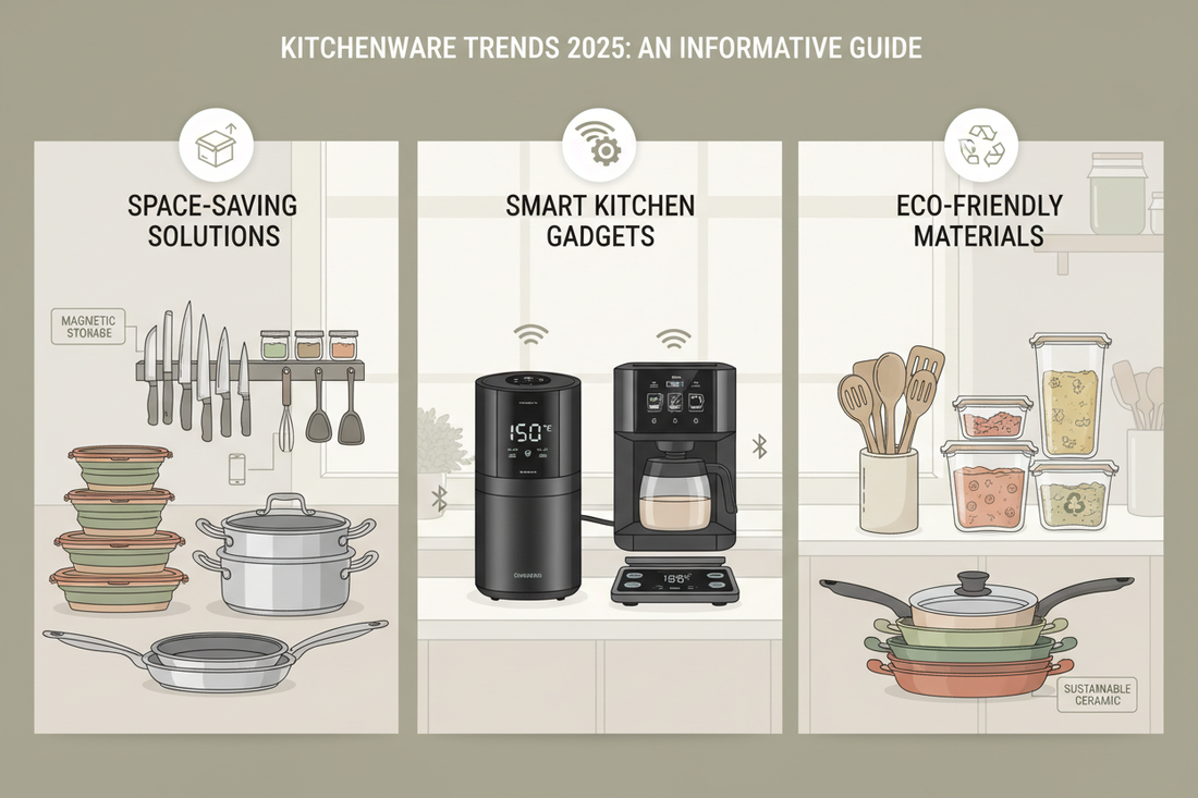 Top 5 Kitchenware Trends in 2025: Smart, Compact, and Eco-Friendly