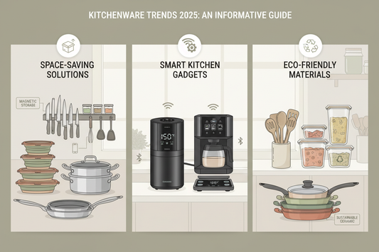 Top 5 Kitchenware Trends in 2025: Smart, Compact, and Eco-Friendly