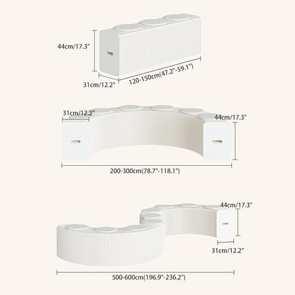 Foldable Kraft Paper Stool, Honeycomb Accordion Folding Bench, Collapsible Paper Stool for Small Spaces, Portable Footrest and Side Table for Living Room and Office,Brown-30×30×150cm