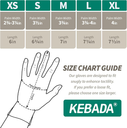 Kebada Work Gloves for Men and Women, Foam Nitrile Coated Safety Gloves with Grip, Ideal for Warehouse Package Handling, Gardening, Mechanic and Construction, XL