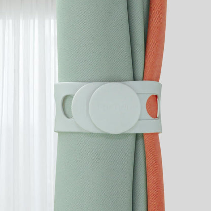 Silicone Utility Strap for Slow Cooker Lid, Pot, Bento Box, 21.65 In Reusable Elastic Self-Lock Silicone Tie for Bundling or Organizing Curtain, Cords, Yoga Mat, Camping Mat, 4pcs (White)