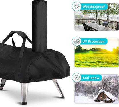 Pizza Oven Cover for WOOCIT 12,TwoPone Waterproof Pizza Oven Accessories Carry Cover for Outdoor
