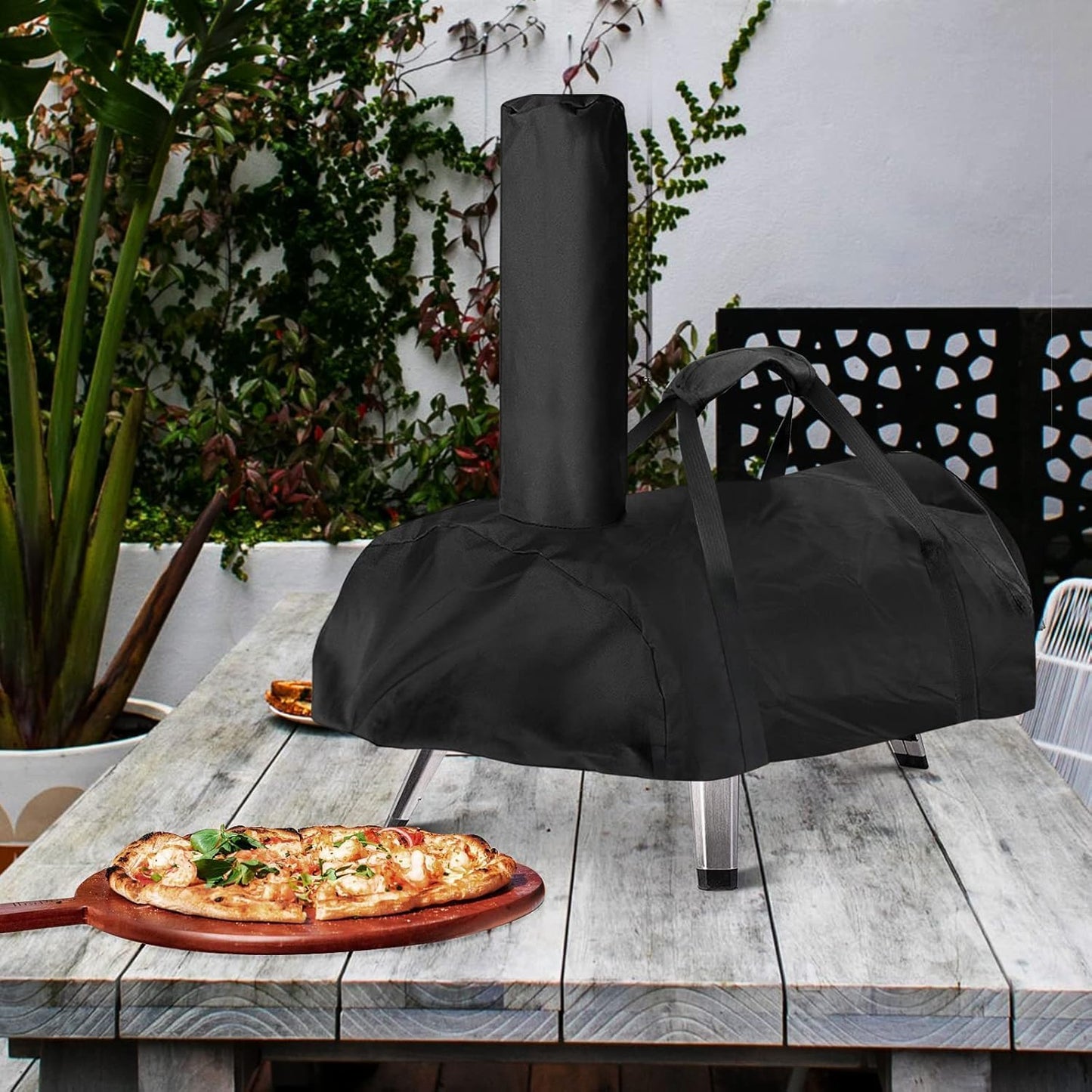 Pizza Oven Cover for WOOCIT 12,TwoPone Waterproof Pizza Oven Accessories Carry Cover for Outdoor