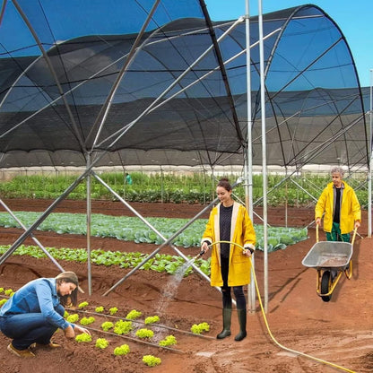 Shade Cloth for Plants Greenhouse, 40-50% Sunblock Shade Sails -for Outdoor Garden Pergola Patio Lawn Plant Pool Sun Protection Cloths for Kennel Chicken Coop Easier to Hang Net Cover