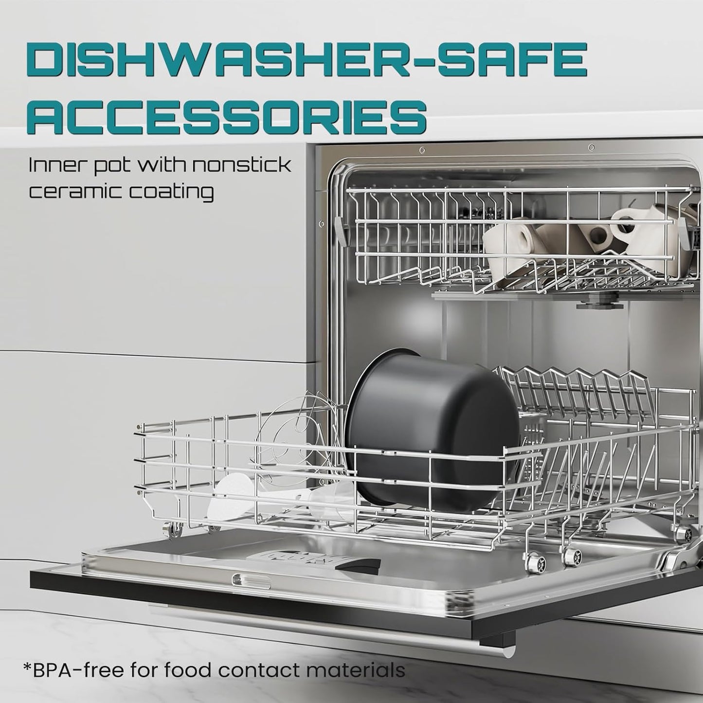 OLIXIS Electric Pressure Cooker 6 Quart Stainless Steel Multi Cooker Electric for Pressure 12-in-1 Rice, Steamer, Yogurt Maker, Slow Cook,Meat Stew, Cake, Porridge, Multigrain,SLV