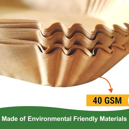 Rectangle Air Fryer Liners for Chefman double air fryer, Chefman Dual Liners Disposable, 200Pcs Heavy-duty Rectangular Parchment Paper Liner for COSORI 9Qt Double Air Fryer with 2 Baskets