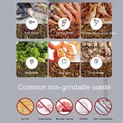 Electric Kitchen Composter,Smart Waste Kitchen Composter,Home Composting Bin,Countertop Automatic Food Waste Cycler with 2.5L Capacity,Turn Garbage to Compost with Single Button,110V