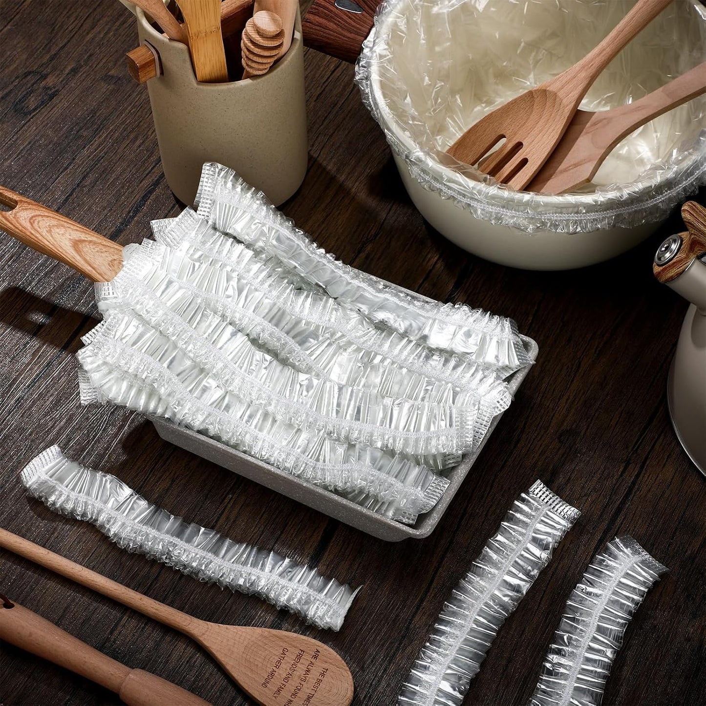 Maxdot 50 Pcs Disposable Slow Cooker Liners with Elastic Band Multi Use Cooking Pot Liners Fit 3 QT to 6.5 QT Large Slow Cooker Cooking Bags Suitable for Oval and Round Pots