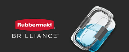 Rubbermaid Brilliance Food Storage Containers BPA Free Airtight Lids Ideal for Lunch Meal Prep & Leftovers Rubbermaid Brilliance Food Storage Containers BPA Free Airtight Lids Ideal for Lunch Meal Prep & Leftovers Set